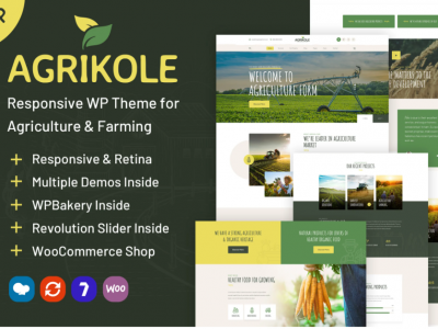 Agrikole | WordPress Theme for Agriculture Farms