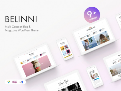 Belinni - Multi-Concept Blog / Magazine WordPress
