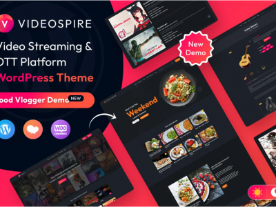Videospire Blog/Vlog Streaming WordPress Theme