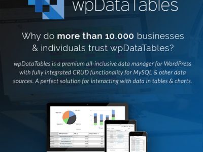 wpDataTables – Tables and Charts Manager for WordPress