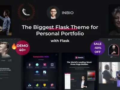 InBio - Personal Portfolio Flask Template