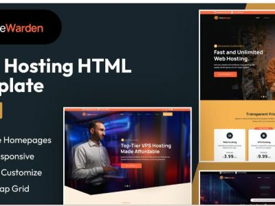SiteWarden | Web Hosting HTML Template