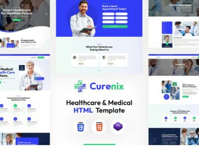 Curenix | Healthcare & Medical HTML Template