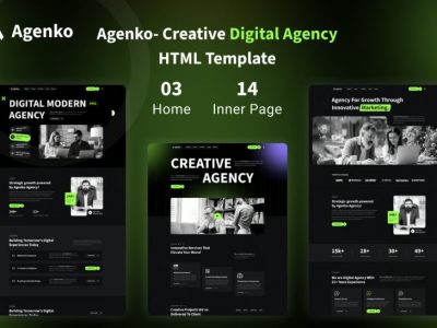 Agenko - Creative Digital Agency HTML Template