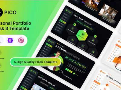Pico - Flask Personal Portfolio Template