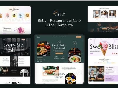 Bistly - Restaurant & Cafe HTML Template