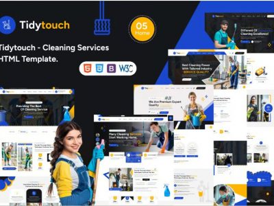 Tidytouch – Cleaning Services HTML Template