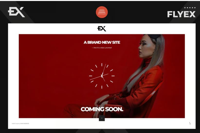 Flyex - Creative Coming Soon Template
