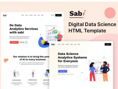 Sabi - Digital Data Science HTML Template