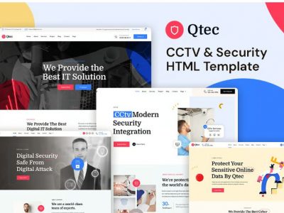 Qtec- CCTV & Security HTML Template
