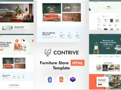 Contrive | Furniture Store HTML Template