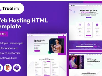 TrueLink - Web Hosting HTML Template