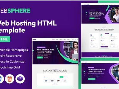 WebSphere | Web Hosting HTML Template
