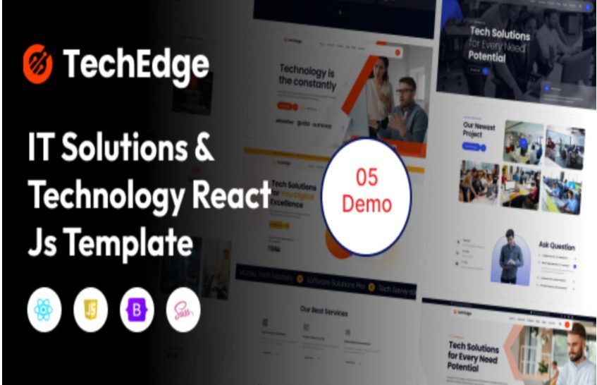 TechEdge - IT Solutions & Technology React Js