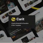 Carit – Charity Nonprofit & Donation HTML Template
