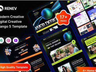 Renev - Django Modern Creative Digital Agency
