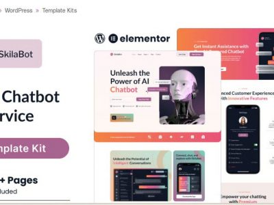 Skilabot - AI Chatbot Service Elementor Template Kit