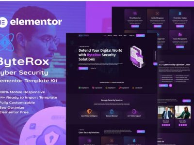 ByteRox - Cyber Security Elementor Template Kit By Rox_Themes