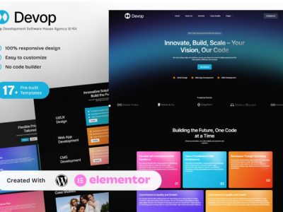 Devop – App Development & Software House Elementor Template Kit