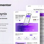 Paynix - SaaS & Finance Services Elementor Template Kit