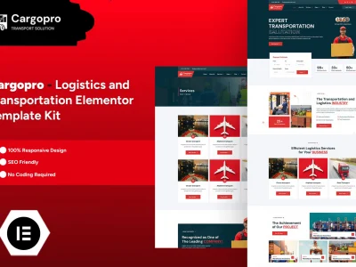 Cargopro - Logistics & Transportation Elementor Pro Template Kit