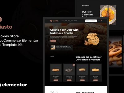 Ciasto - Cookies Store WooCommerce Elementor Pro Template Kit