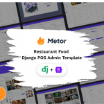Metor - Django POS Restaurant Food Admin Template