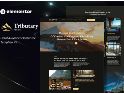 Tributary - Hotel & Resort Elementor Template Kit