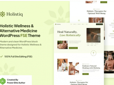 Holistiq – Holistic Wellness & Healing WP Theme