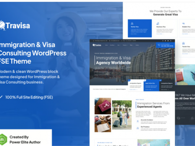 Travisa – Immigration & Visa Consulting WP Theme