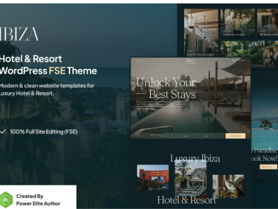 Ibiza – Luxury Hotel & Resort FSE WordPress Theme