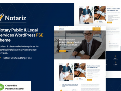 Notariz – Notary & Legal Services WordPress Theme