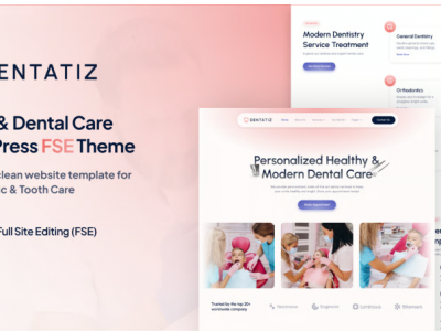 Dentatiz – Dentist & Dental Care Clinic WP Theme