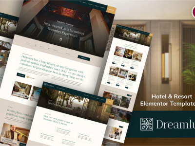 Dreamlux - Hotel & Resort Elementor Template Kit