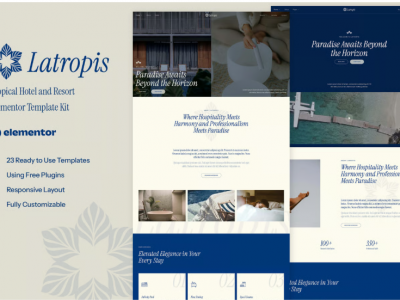 Latropis - Tropical Hotel & Resort Elementor Template Kit
