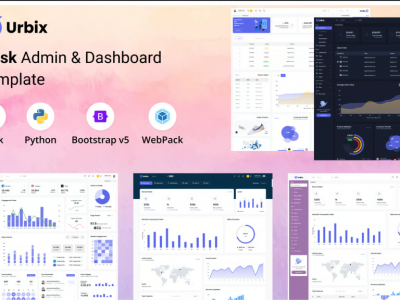 Urbix - Flask Admin & Dashboard Template