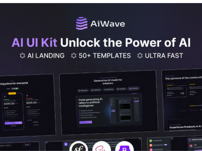 Aiwave Symfony AI SaaS Website Dashboard Template