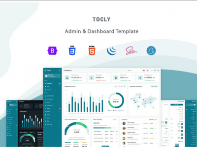 Tocly - Admin & Dashboard Template