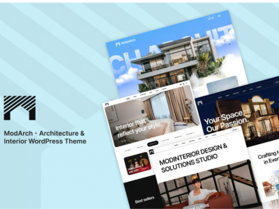 ModArch - Architecture & Interior WordPress Theme
