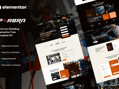Perbra - Car Auto Care & Detailing Elementor Template Kit