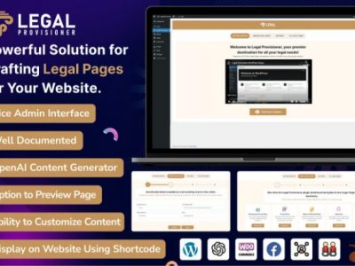 WordPress Legal Pages Generator Plugin with AI