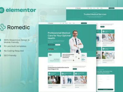 Romedic - Hospital & Medical Clinic Elementor Template Kit