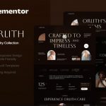 Orlith - Luxury Jewelry Collection Elementor Template Kit
