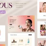 Alous - Beauty & Skin Care Ecommerce Elementor Pro Template Kit By Tokotema