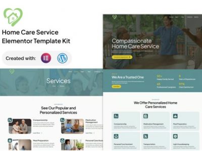 Serena – Home Care Services Elementor Template Kit