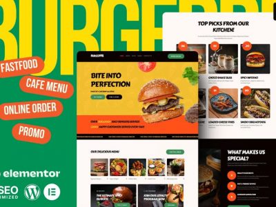 Burgerr - Fast Food Restaurant Template Kit