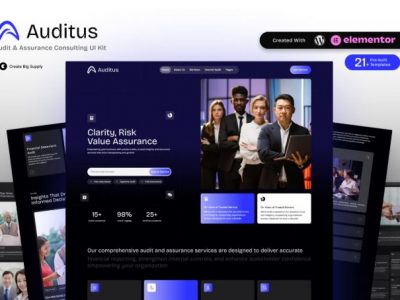 Auditus - Audit & Assurance Consulting Elementor Template Kit
