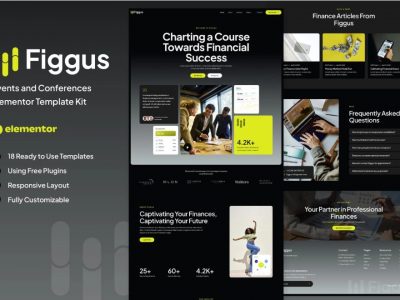 Figgus - Finance & Investment Elementor Template Kit