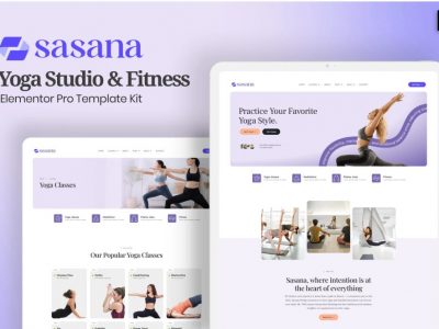 Sasana - Yoga Studio & Fitness Elementor Pro Template Kit