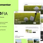 Glofia - Golf Club & Course Elementor Template Kit